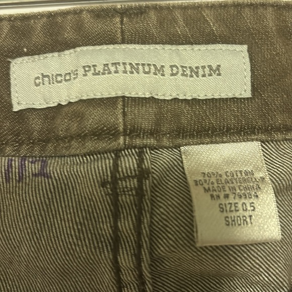 Chico's Denim - Cute Chicos Platinum Denim pants #112